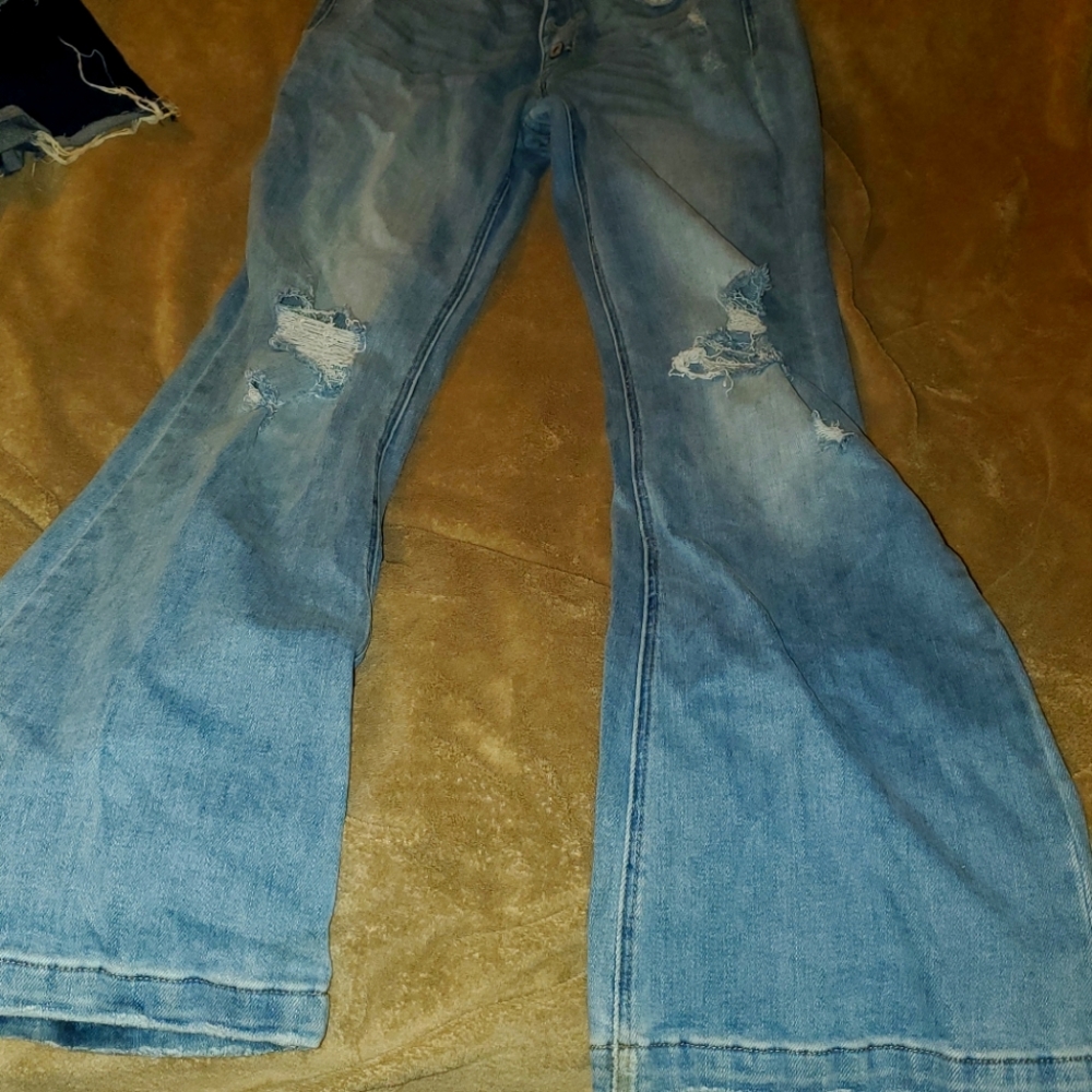 15/31 Kancan button fly flares